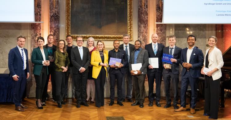 Verleihung Gründerpreis PHÖNIX in der Industriellenvereinigung.