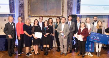 Bei der Verleihung des Gründerpreis PHÖNIX 2019 wurden die besten Frauenteams, Spin-offs, Start-ups und Prototypen ausgezeichnet  Fotocredit: aws/Marin Lusser